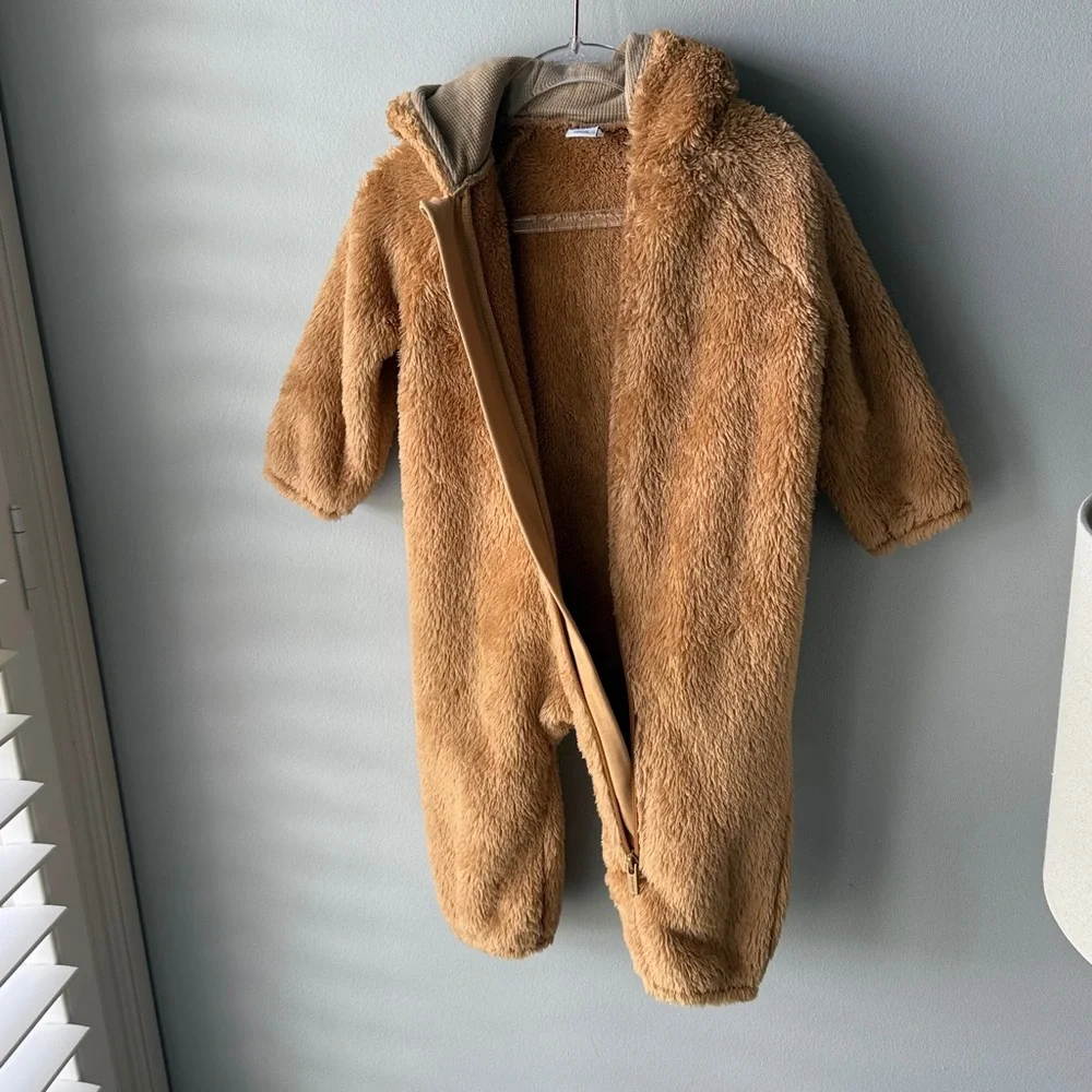 Old Navy Fleece Reindeer‎ Infant Bunting Snowsuit